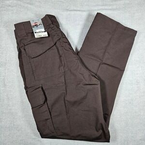 Tru-Spec 24-7 Series Tactical Cargo Pants Men 36x34 Brown Ripstop Teflon 1065026